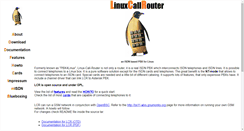 Desktop Screenshot of linux-call-router.de