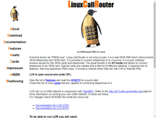 Tablet Screenshot of linux-call-router.de